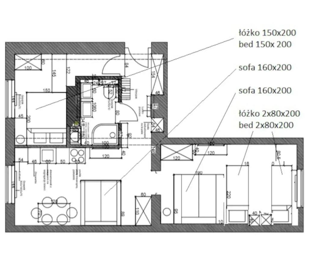Family Luxury Comfort Old Town Apartament, 1-8, 2 Sypialnie I Salon, Parking W Cenie Gdańsk Kültér fotó