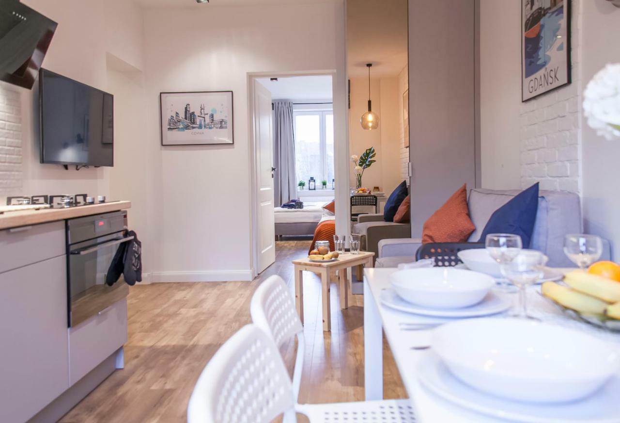 Family Luxury Comfort Old Town Apartament, 1-8, 2 Sypialnie I Salon, Parking W Cenie Gdańsk Kültér fotó